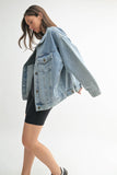 Boxy-Cut Denim Jacket