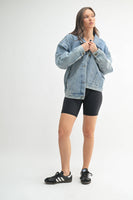Boxy-Cut Denim Jacket