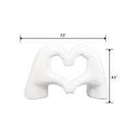 Ceramic Heart Hands
