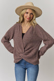 Audrey Convertible Twist Knit Sweater