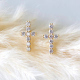 Cross Stud Earrings