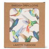 Colorful Hummingbirds Dishcloth