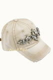 Kali Distressed Hat: Khaki
