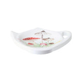 4-Piece Mushroom Melamine Tea Bag Holders