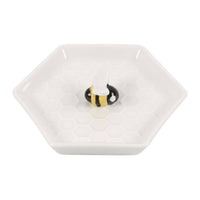 Bee Hexagonal Trinket Dish