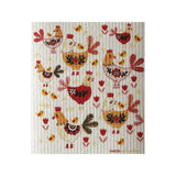 Chickens Swedish Dishcloth - Reusable Sponge Cloth