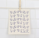 Dachshunds Swedish Dishcloth - Reusable Sponge Cloth