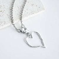 Heart Crystal Necklace