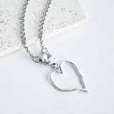 Heart Crystal Necklace
