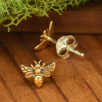 Bee Post Earrings