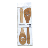 Smiley Bamboo Cooking Set of 2