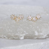 Zircon Star Earring Climbers