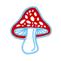 Mushroom Iron-On Patch