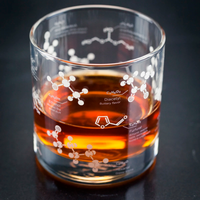 Science of Whiskey Rocks Glass