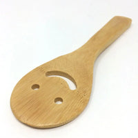 Smiley Bamboo Cutlery Paddle