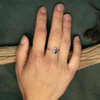 Sterling Silver Snow Capped Mountain Ring