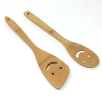 Smiley Bamboo Cooking Set of 2