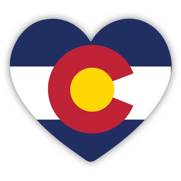 Colorado Heart Vinyl Sticker