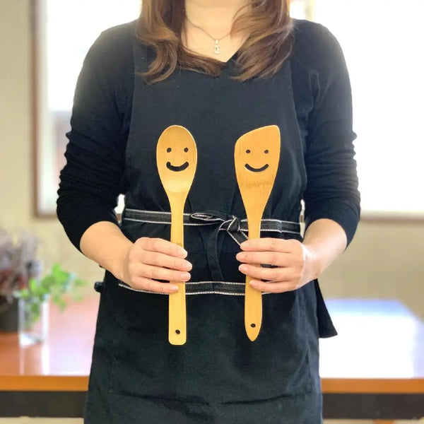 Smiley Bamboo Cooking Set of 2
