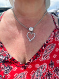 Heart Crystal Necklace