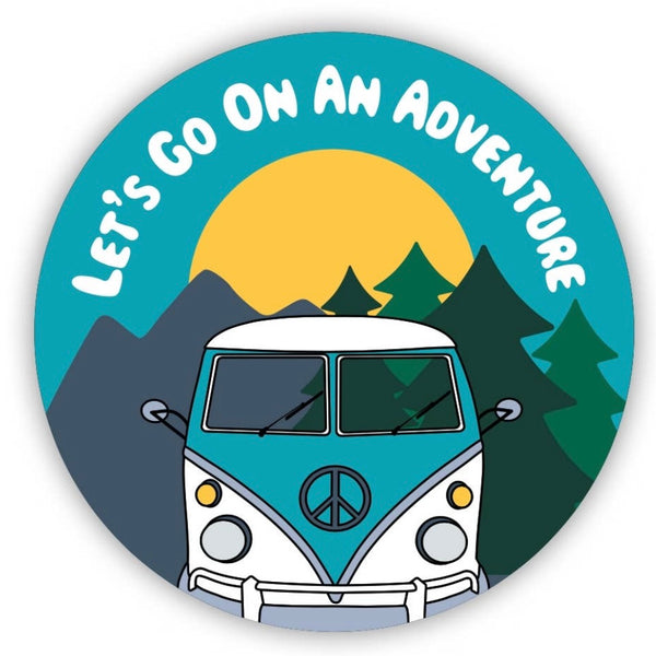 Let’s Go on an Adventure Vinyl Sticker