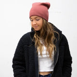 Cashmere Blend Beanies Berry/Moss