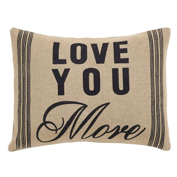 Love You More Pillow
