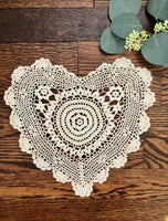 Handmade Heart Doily
