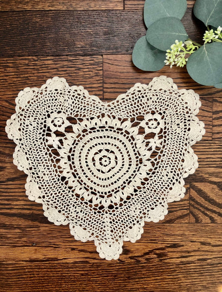 Handmade Heart Doily
