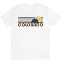 Colorado T-Shirt - Retro Mountain