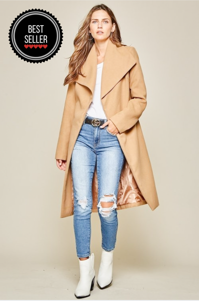 Dooley Trench Coat - Taupe